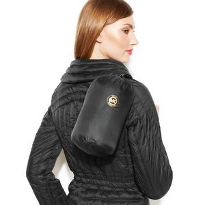 Michael Kors Packable Hooded Puffer Down Coat